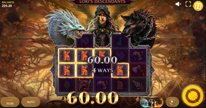 Loki's Descendants - Mode Monster Spins en phase active